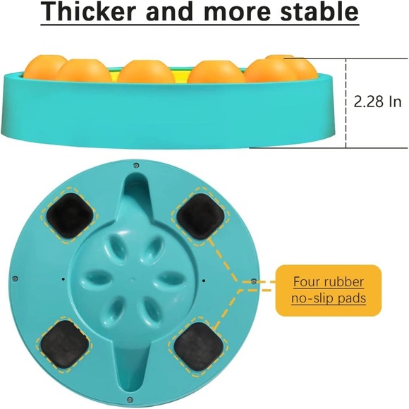 Slow Feeder Dog Bowl Enrichment Memory Training Puzzle Interactive Pet Toy - Picture 6 of 9